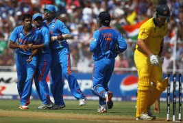 Highlights of the India Versus Australia Quarterfinal World Cup Match In Pictures
