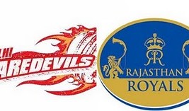 Rajasthan Royals versus Delhi Daredevils match summary.