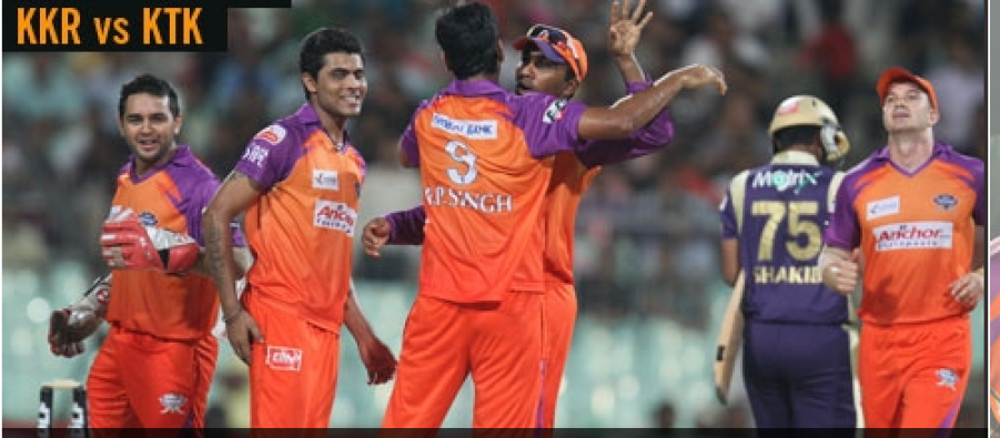 Kochi Tuskers Versus Kolkatta Night Riders. IPL 2011
