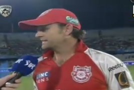 Adam Gilchrist (Punjab Kings) Wins Toss Against Kumar Sangakarra (Deccan Chargers) – IPL 2011 Highlights