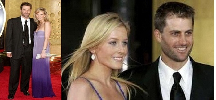 Profile pictures of Simon Katich and his wife Georgie Wills
