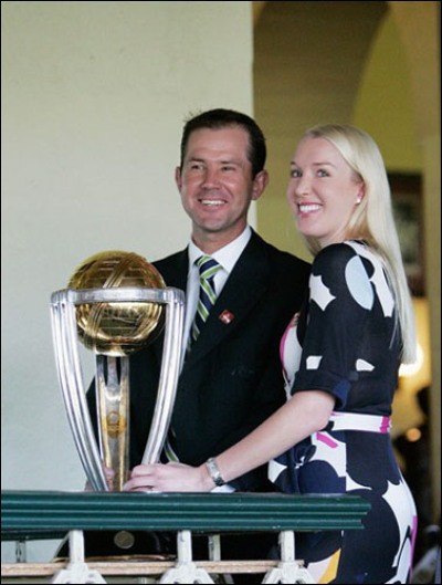 Sweet Baby Wallpaper on Wallpaper Of Ricky Ponting And His Wife Rianna   Crickethighlights Com