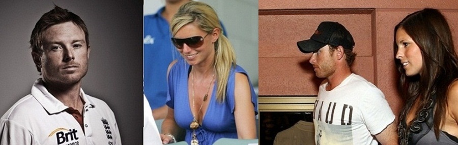 Profile pictures of Ian Bell and his girlfriend Lucy Gilman