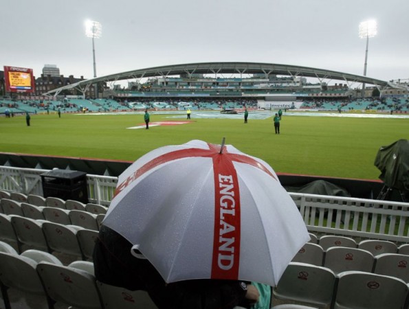 Rain washed out the first day