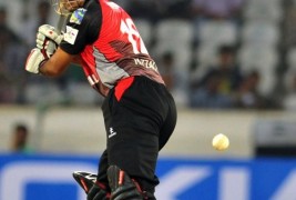 Champions League Twenty20 Pool A Trinidad and Tobago vs Leicestershire match summary.