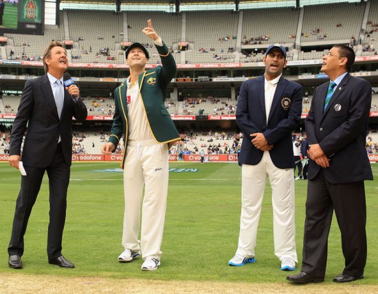 Australia elected to bat in the Boxing Day Test in Melbourne