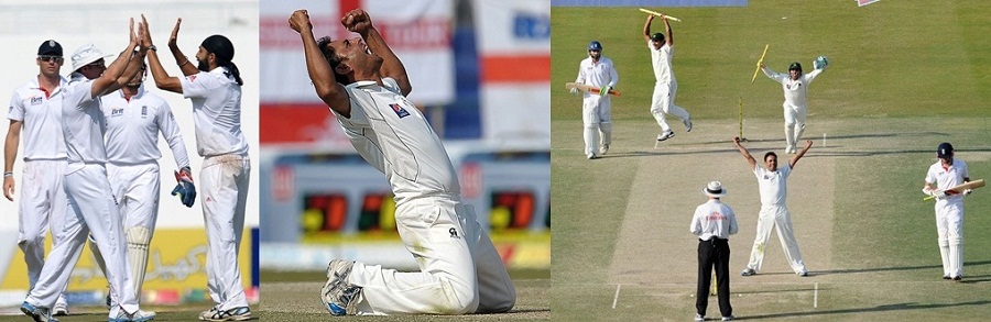 Pictures of 2nd test match played between Pakistan and England