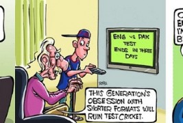 Cricket Cartoons Pictures of Current cricket situation