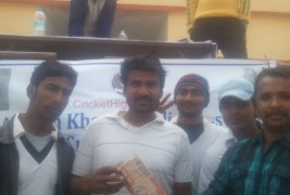 Ehteshamul Haque of YCC Chaap getting Man of the Match
