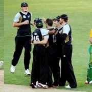Pictures of first t 20 match played between New Zealand and South Africa at Wellington