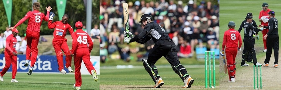 Pictures of match played between Zimbabwe and New Zealand