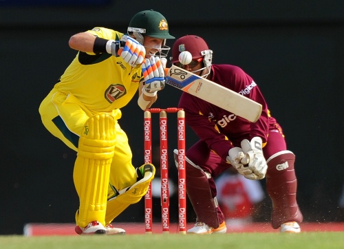 Michael Hussey plays a match winning innings