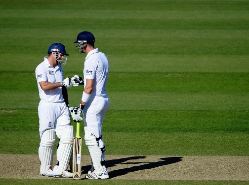 Andrew Strauss And Kevin Pietersen Provided Hundred Partnership ...