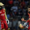 Chris Gayle and Virat Kohli after RCB victory