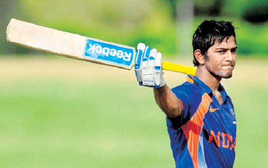 Unmukt Chand after century in U-19 cricket Unmukt Chand after century in U-19 cricket