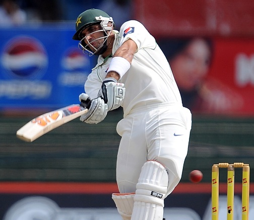 Misbah-ul-Haq made half-century in day 3