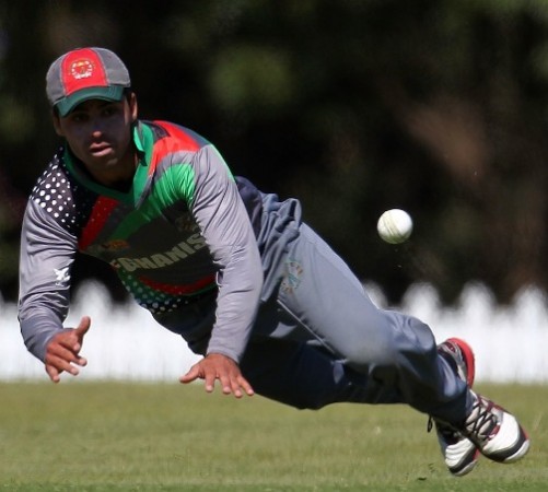 Mohibullah Paak fields during in the opening match