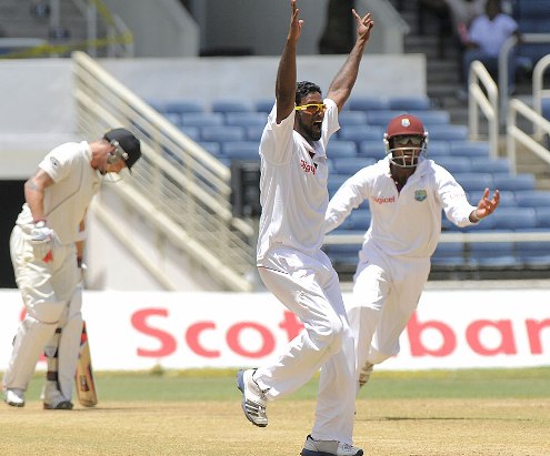 West Indies v New Zealand day 3 summary at Kingston