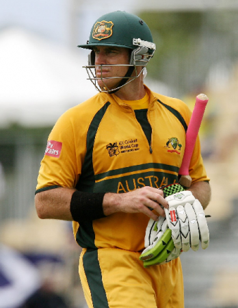 Matthew Hayden of Australia is the best batsman in ICC World Cup 2007.