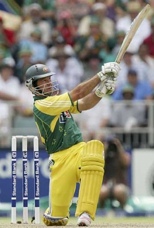Ponting in his aggressive mode