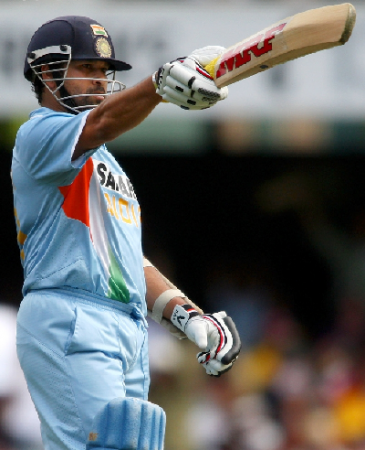 Sachin Tendulkar has the record of most runs in the world cup 2002-2003