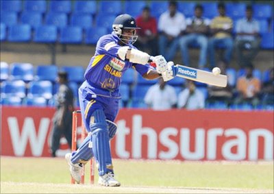 ST Jayasuriya scored the highest score with 157 from 104 balls and awarded the man of the match