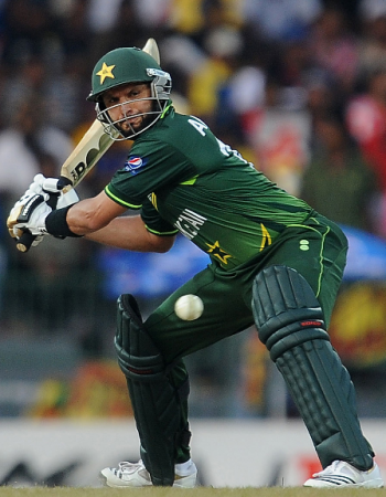 Shahid Afridi smashed 11 sixes in his fastest century