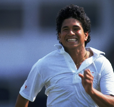 Sachin Tendulkar scored his first Test century with 119* runs against England