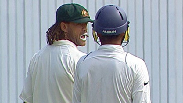 A controversy started between Harbhajan and Symonds