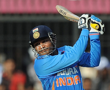 Virender Sehwag is the second player to get to a double-century in ODIs
